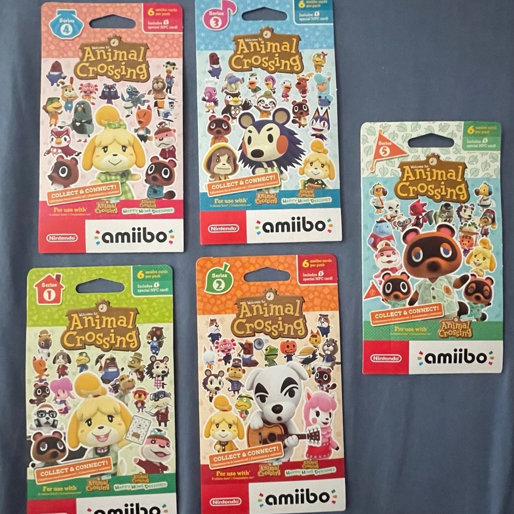 Animal Crossing Amiibo Cards Series 1-5 Sanrio Cards
